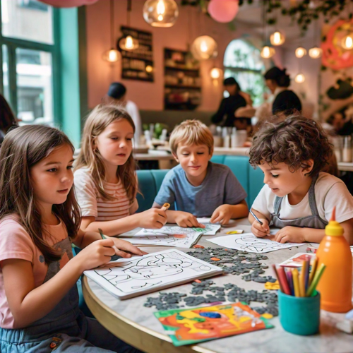 Keeping Kids Busy at New Year's Day Brunch